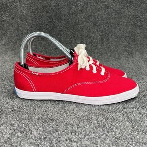 Keds Champion Originals Lace Up Sneakers Women's Size 6.5 Red Canvas Casual Shoe